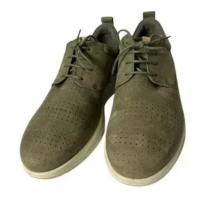 Ecco | Shoes | Ecco Mens Ecco Aquet Tie Oxford Green Leather  display picture 1